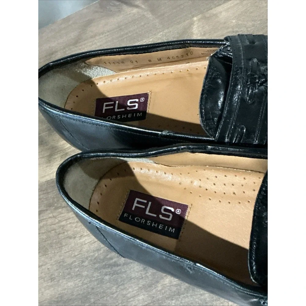 FLS Florsheim Men Tassel‎ Loafer Dress Shoe Size 8 US